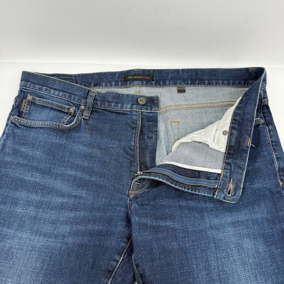 John Varvatos Jeans Men 38 Blue Star USA Classic Straight Leg Denim Mid Rise - Picture 5 of 16